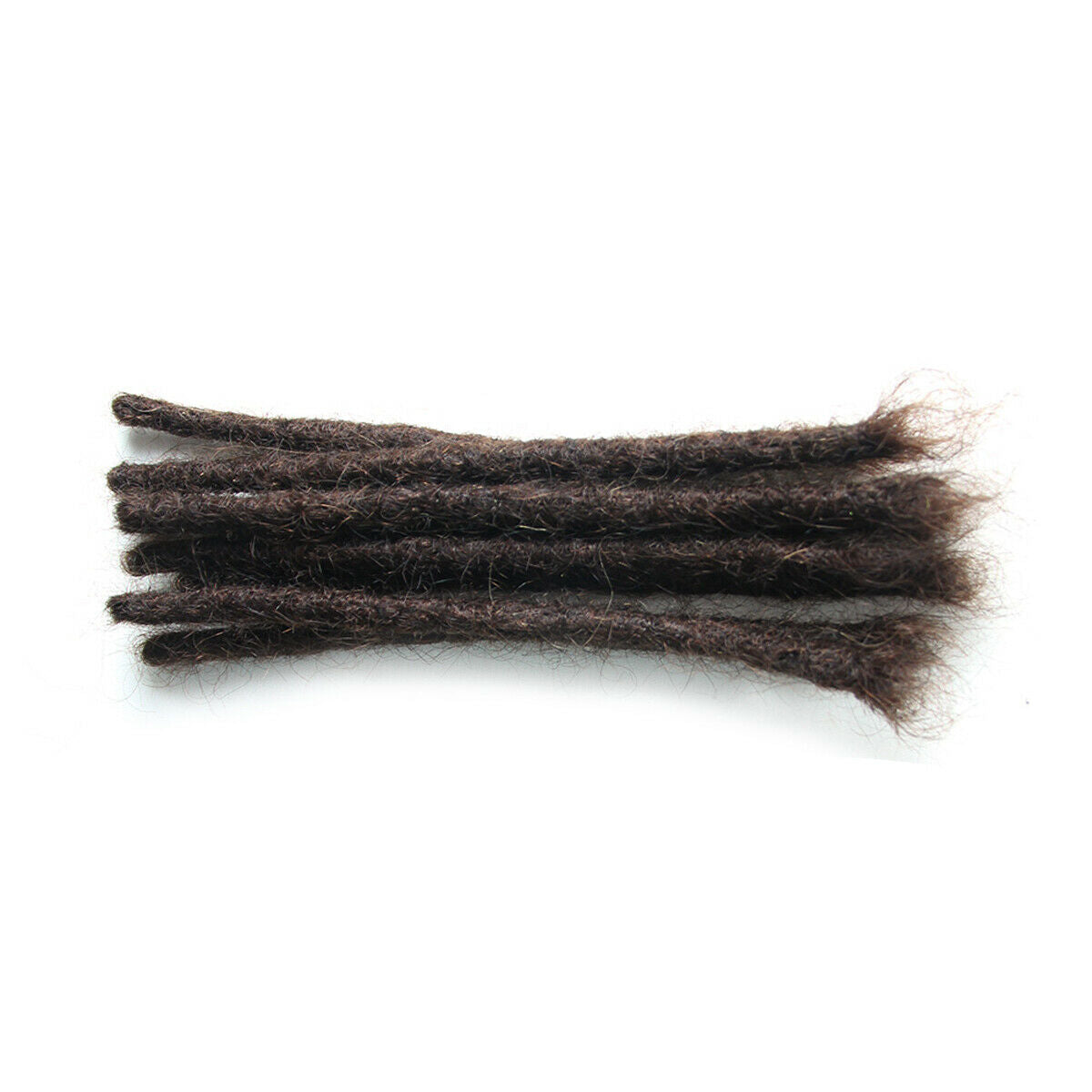New 10PCS Short 8" 100% Human Hair Dreadlocks for Men Crochet Braids Dreads Locs