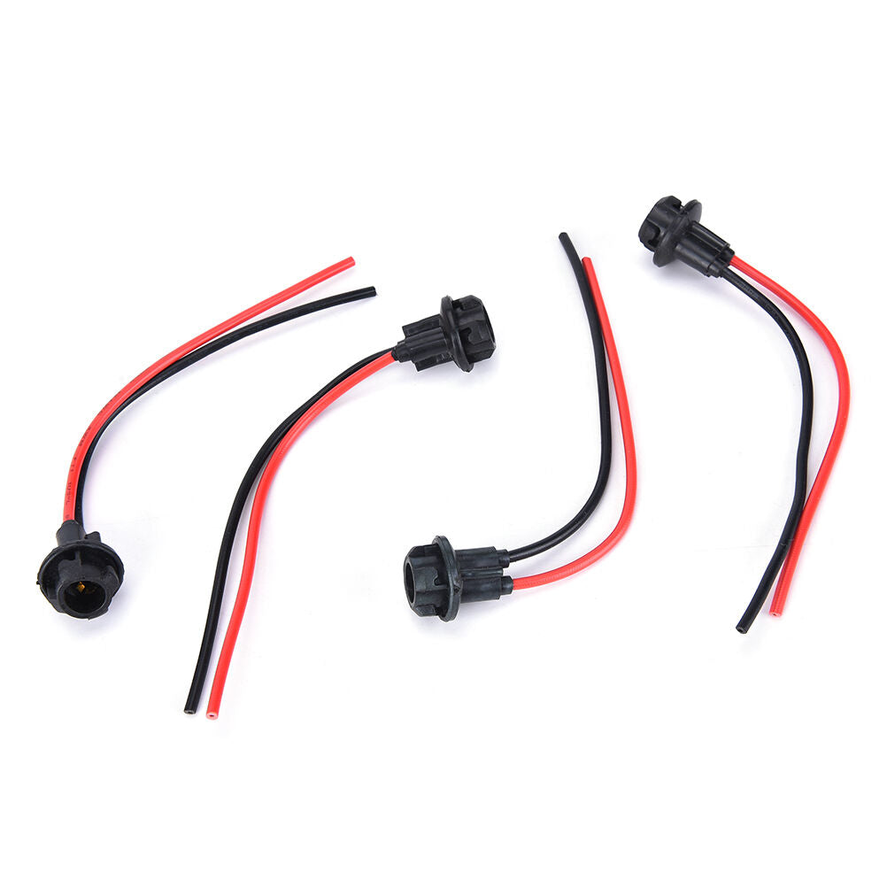 4x T10 W5W 158 501 Car Socket Extension LED Wedge Light Base Connector T .l8