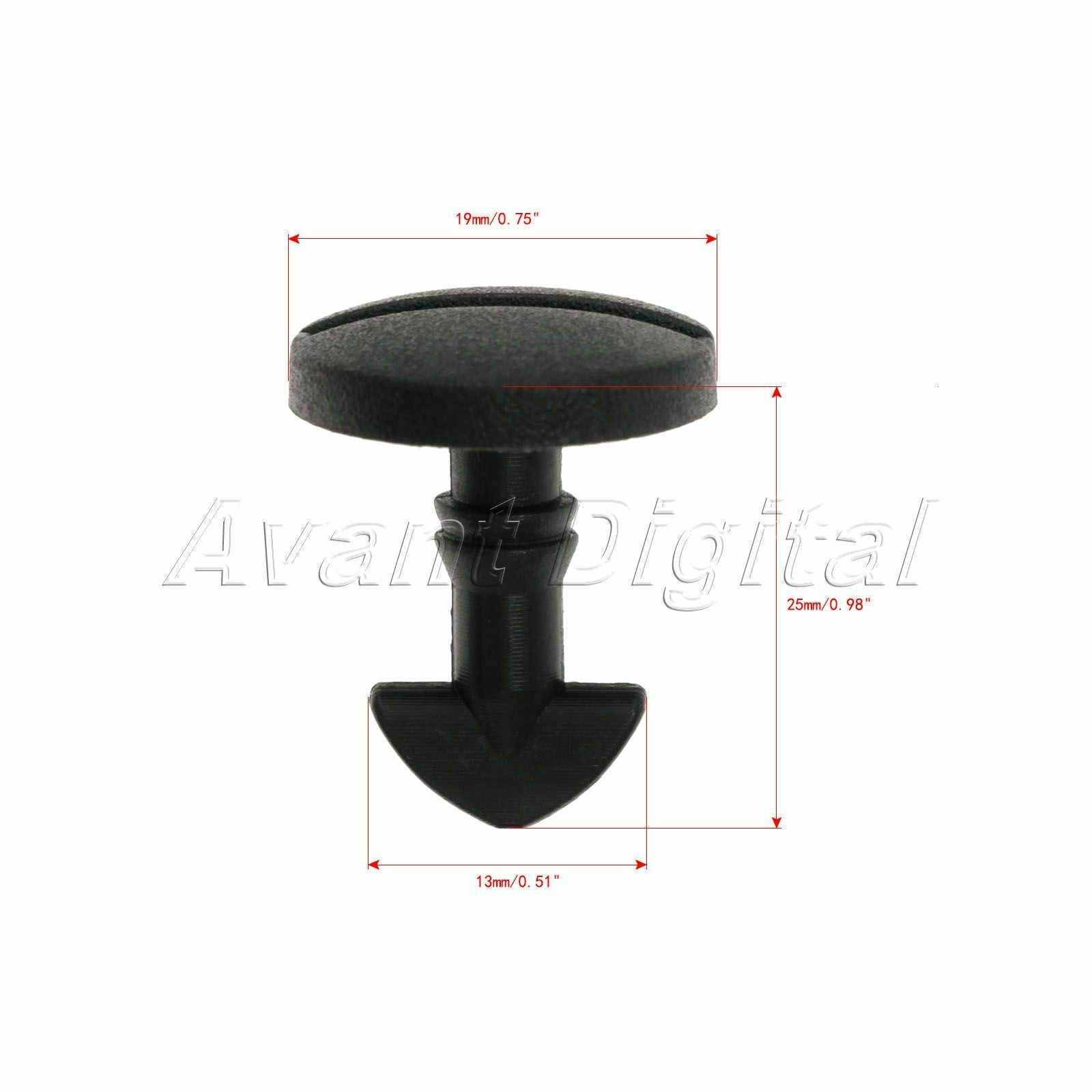 For RANGE ROVER 10PCS Car Auto Rear Bumper Tow Cover Clips Towing Eye Trim Clip
