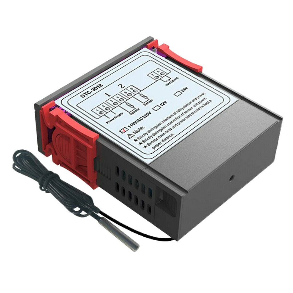 Temperature Controller Celsius&Fahrenheit C/F Thermoregulator Thermostat 12V