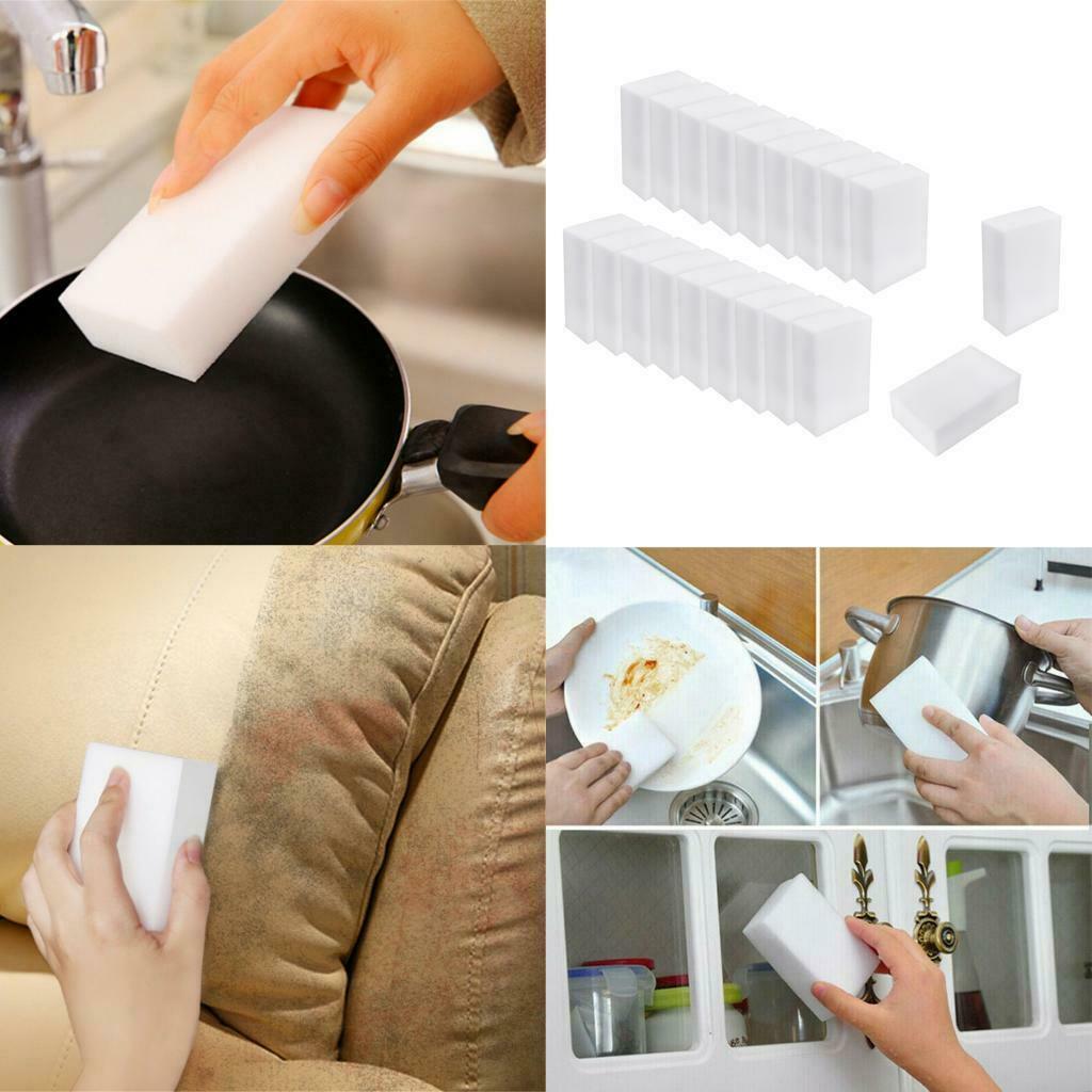 20 Pieces Nano Sponge Multipurpose Clean Leather Glass Ceramic Cleaner Kit