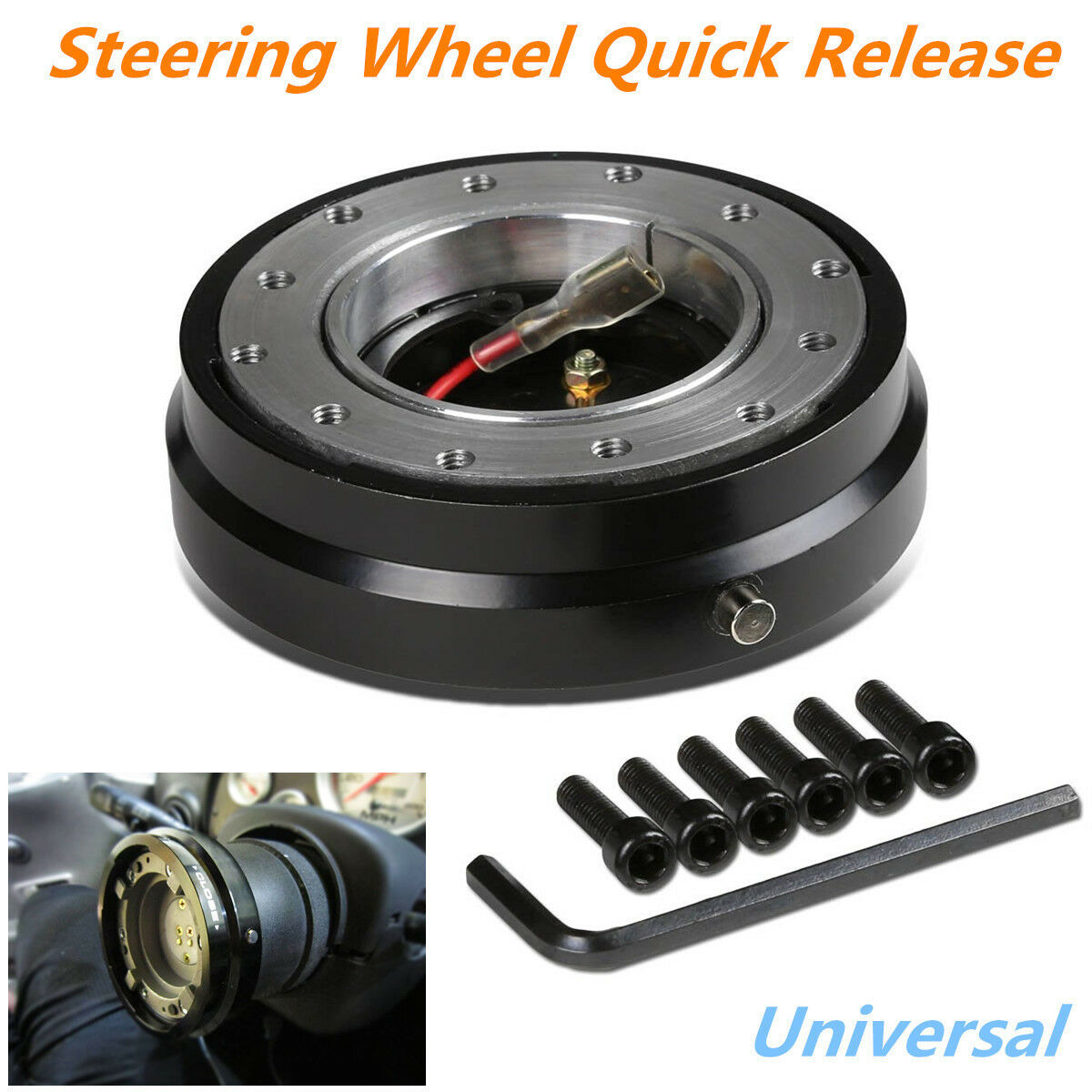 Universal Racing Quick Release Adapter Steering Wheel Hub Formular Car Boss Kit
