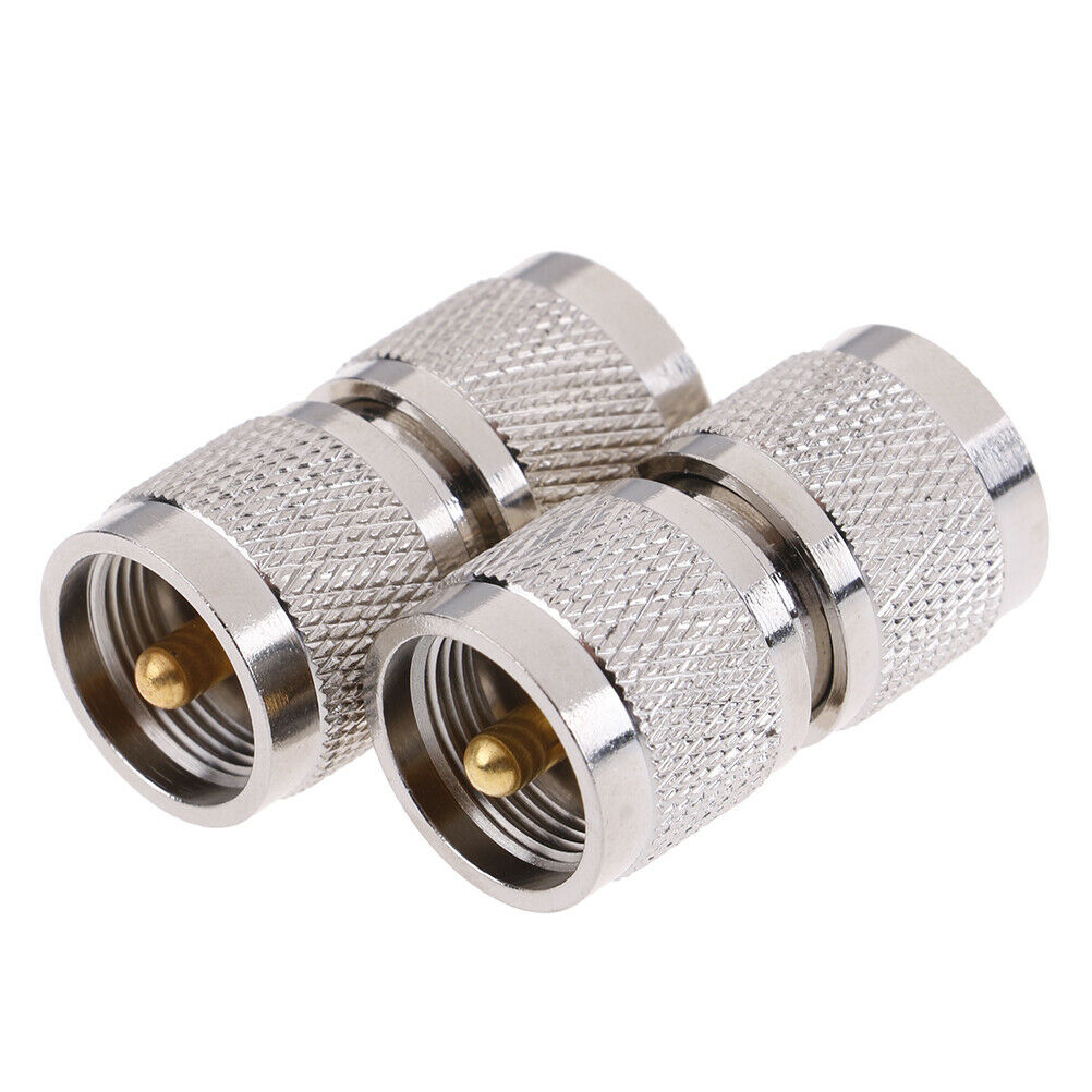 1x N Male plug to UHF PL-259 PL259 Male straight radio RF adapter connectJFADD