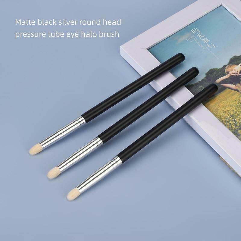 3Pieces/set Eye Shadow Face Powder Blusher Makeup Brushes with Soft Bristles
