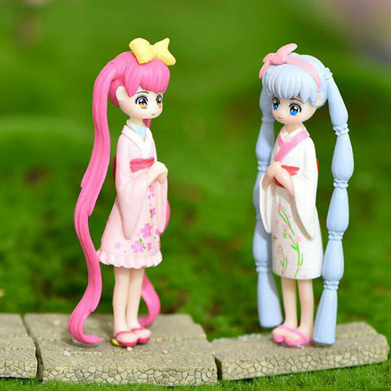 1Pc Mini Fairy Garden Kimono Girls  micro landscape Decor DIY Home DecoratioBDA