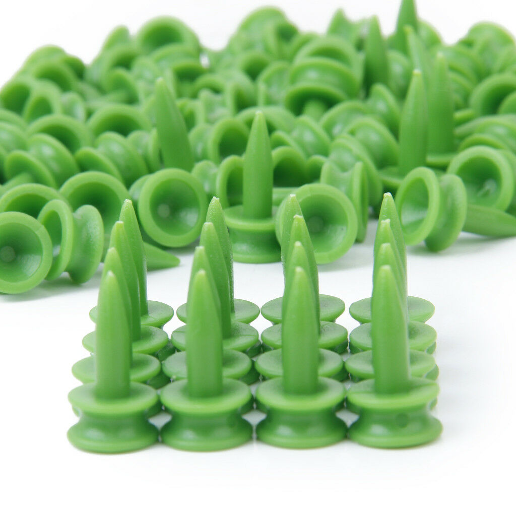 100Pcs Green GOLF PLASTIC CASTLE TEES 23mm 0.9 Inch GOLFER CLUB ACCESSORIES