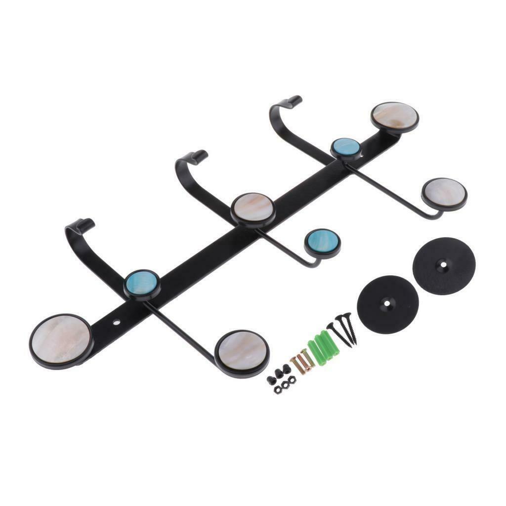 Black Metal Hanging Storage Wall Shelf Hanging Storage Wall Shelf Hanger