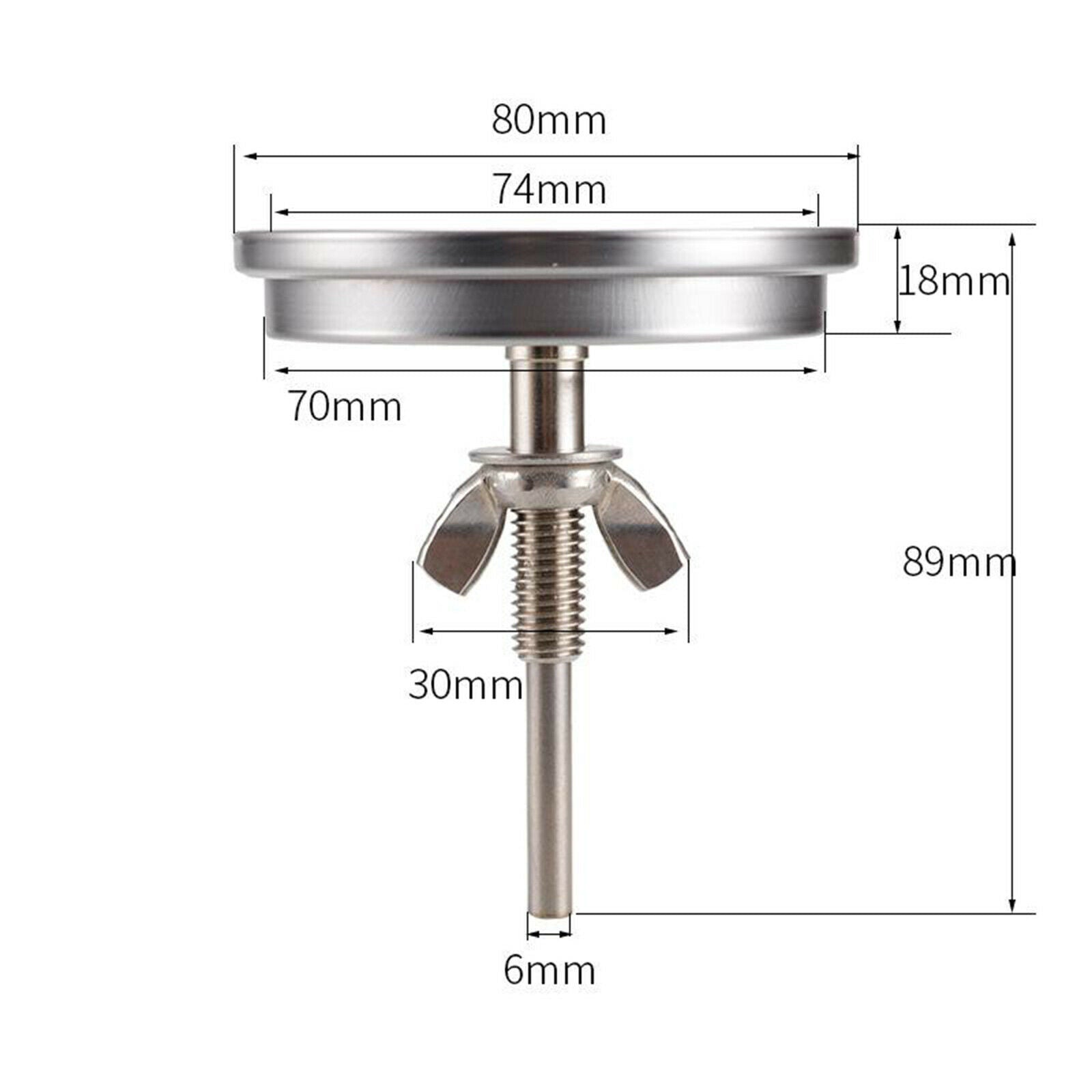 3" Latest BBQ Grill Thermometer Barbecue Oven Pit Temperature Gauge Dial