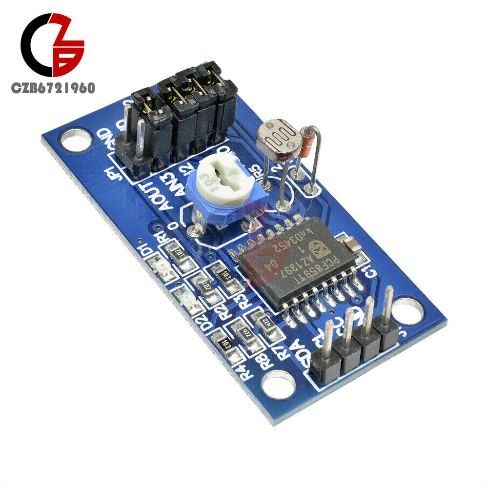 PCF8591 Low-power 8 COMS-Type AD/DA Converter Board Module A/D D/A 2.5-6V