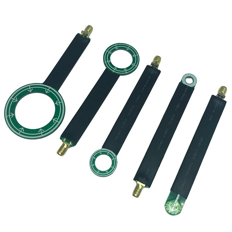 4X(Magnetic Field Antenna Large EMC EMI Near Field Probe Conduction 5Pcs Y6P9)
