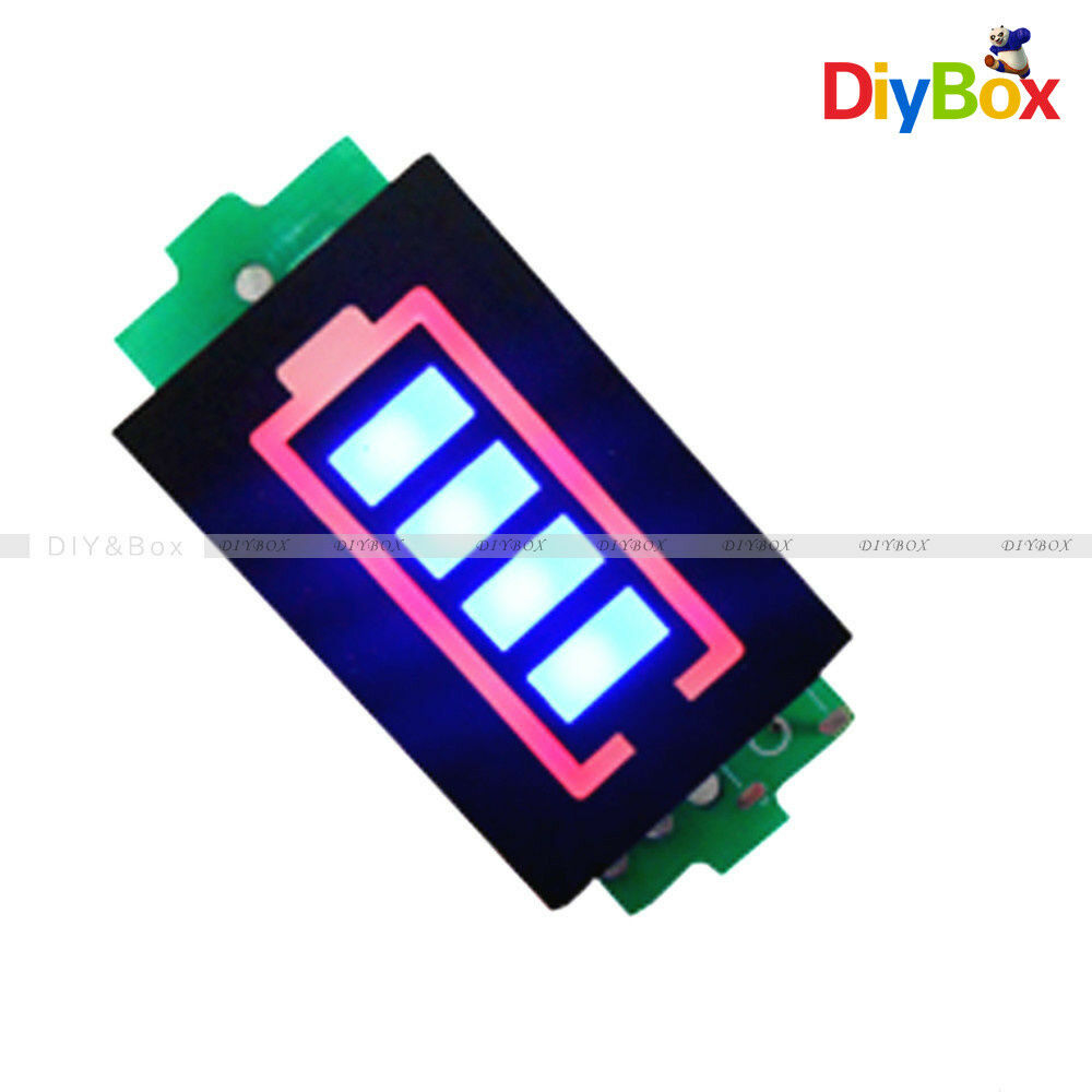 1S Lithium Battery Capacity Indicator module 4.2V Dispaly Power Vehicle Tester