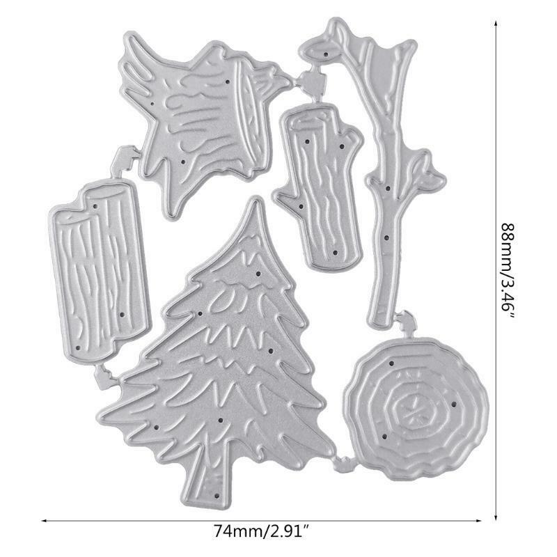 Pine Tree Metal Cutting Dies Stencil DIY Scrapbooking Album Paper Card Template