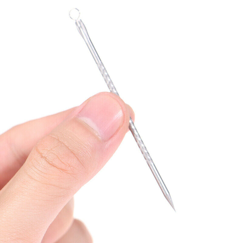 5pcs Removal Professional Cosmetic Tool Fine Tip Needle Acne Blackheads PimpFCA