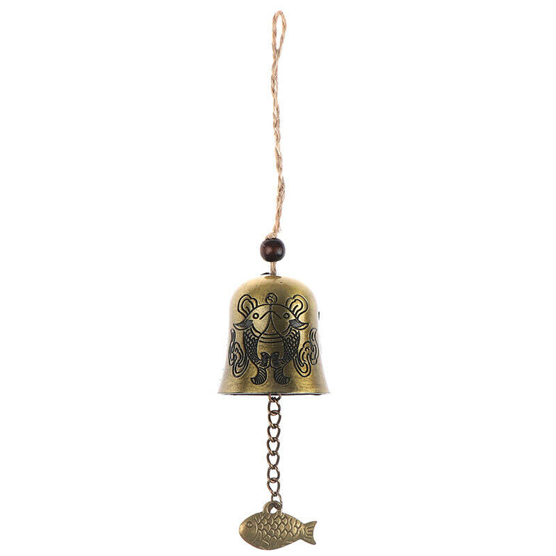1PC Mural Statue Pattern Bell Blessing Feng Shui Wind Chime for Good Lu.l8