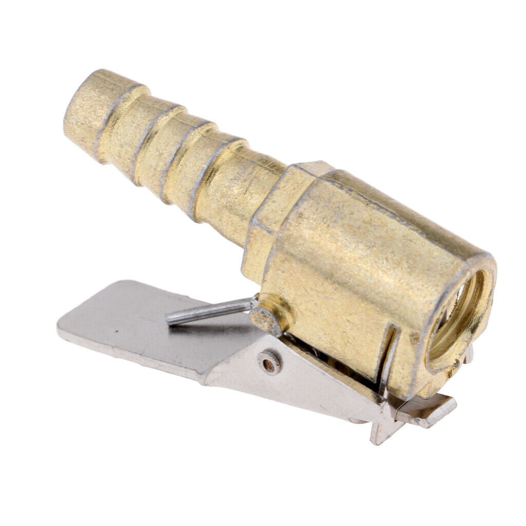 Tyre Valve Air Pump Chuck Clip Inflator Connector Head Adapter Valve 8mm