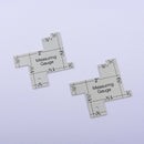 Precision Seam Measuring Gauge Metal Quilting Tailor Ruler Template Sewing RFCA