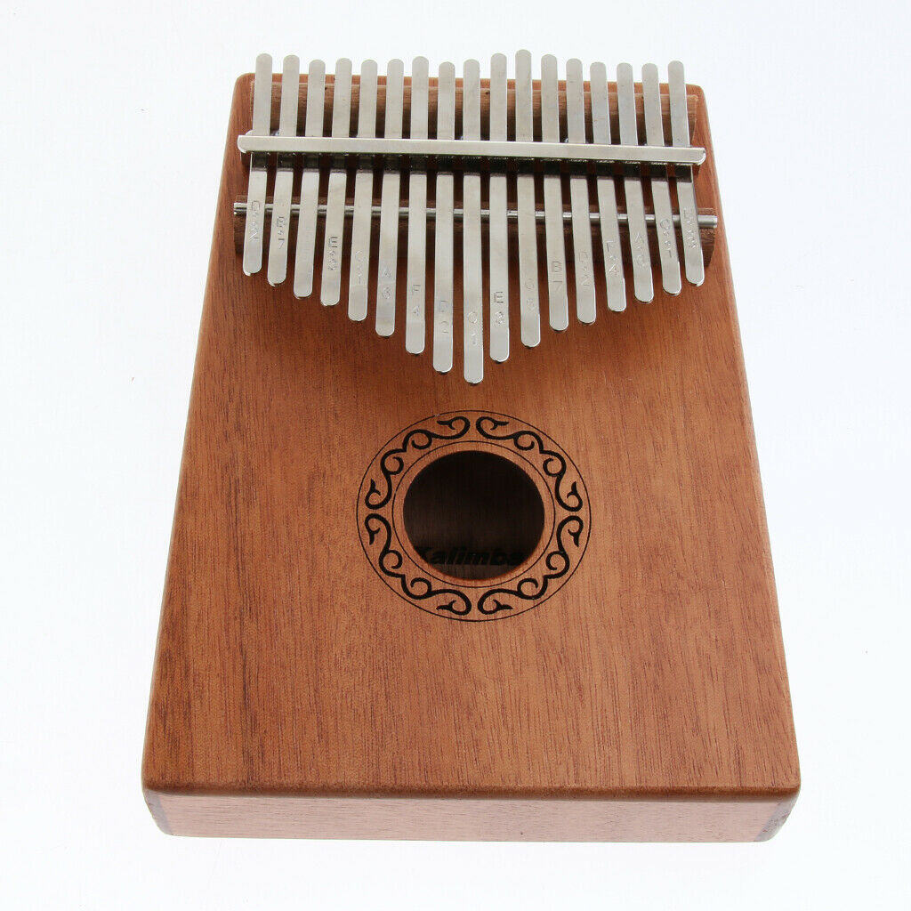 African Kalimba Thumb Piano 17 Note Percussion Instrument for Kids Adults Music