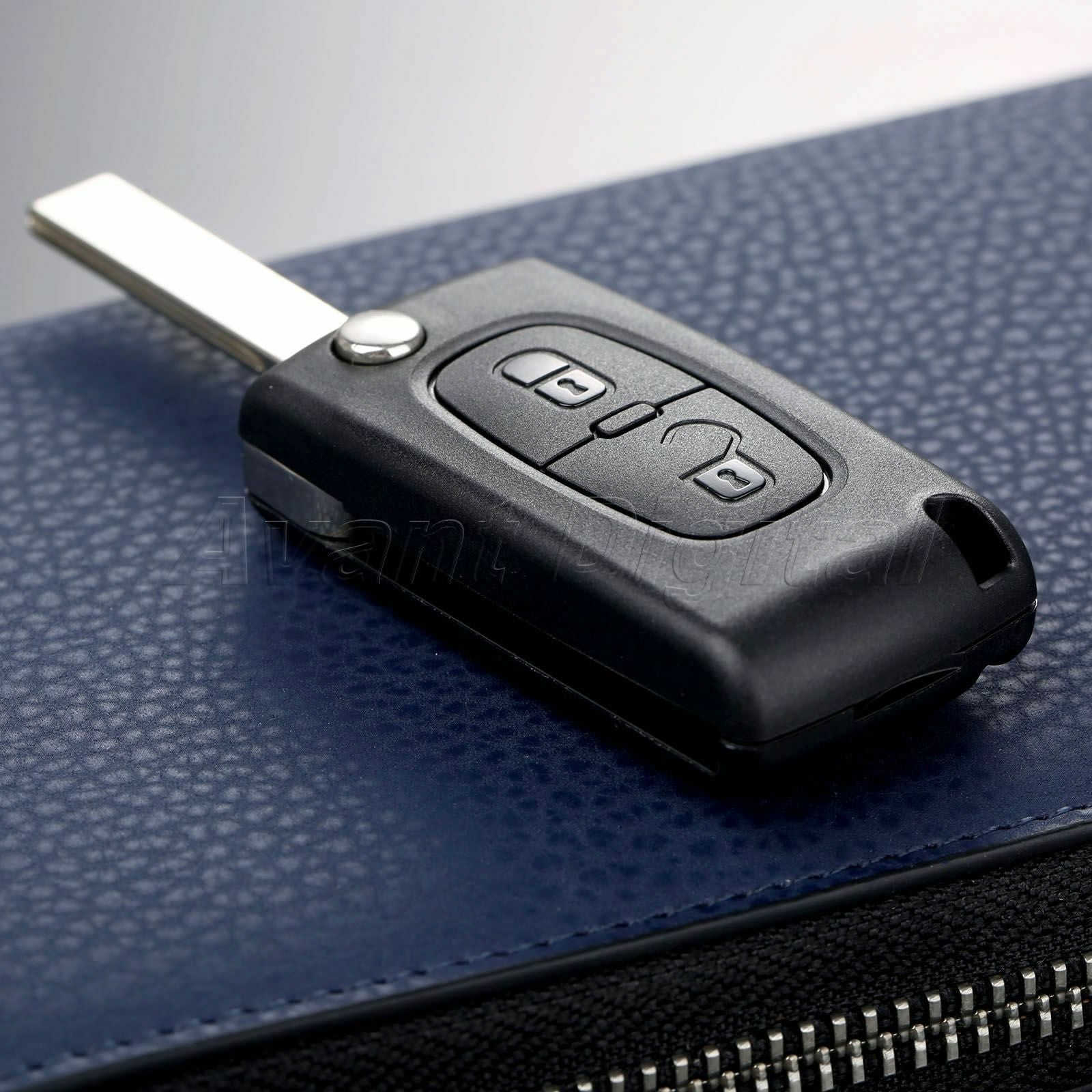 2 Button Replacement Flip Remote Key Fob Case Shell For PEUGEOT 207 307 308 407