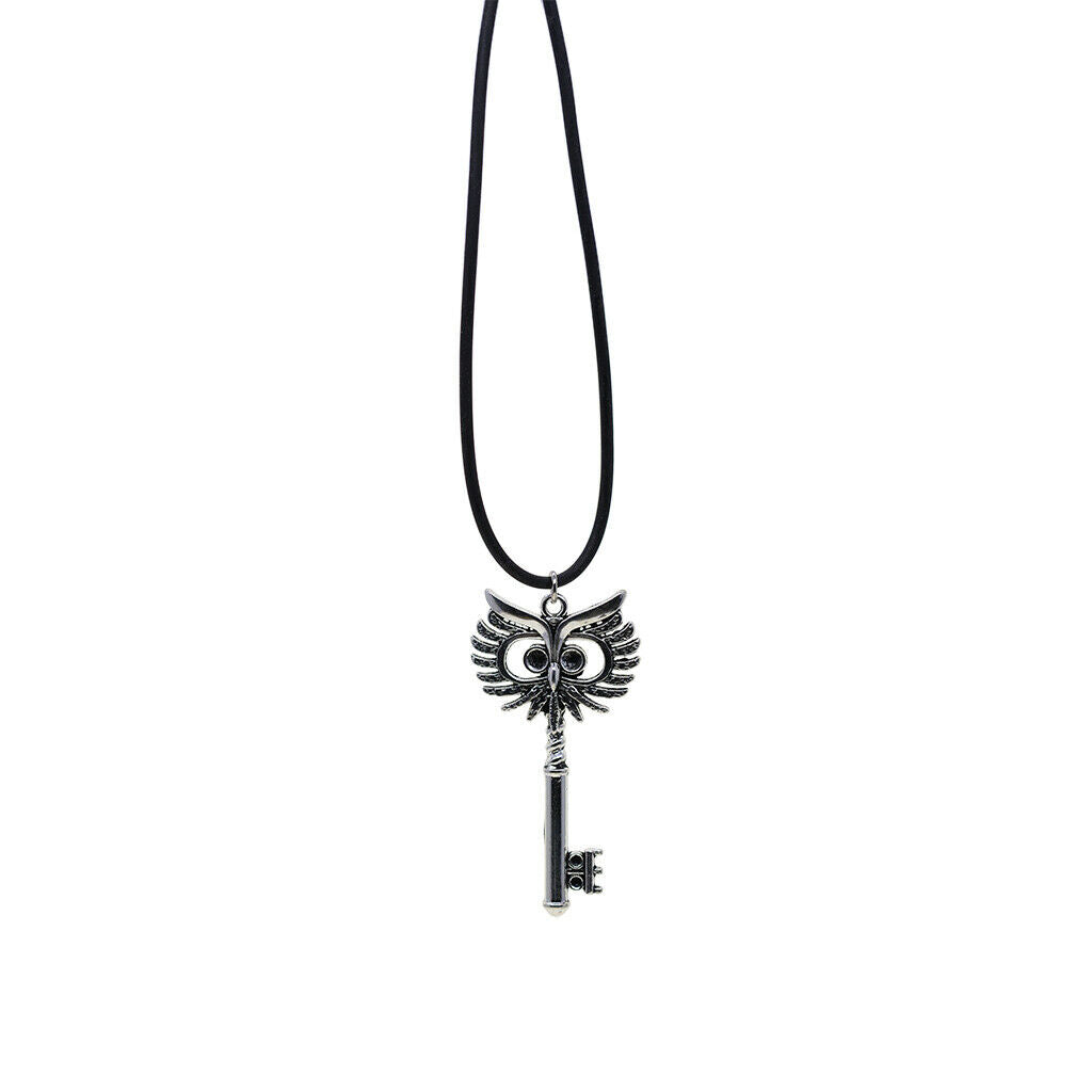 10pcs Owl Key Shape Charms Pendants Findings for DIY Necklace Jewelry Making