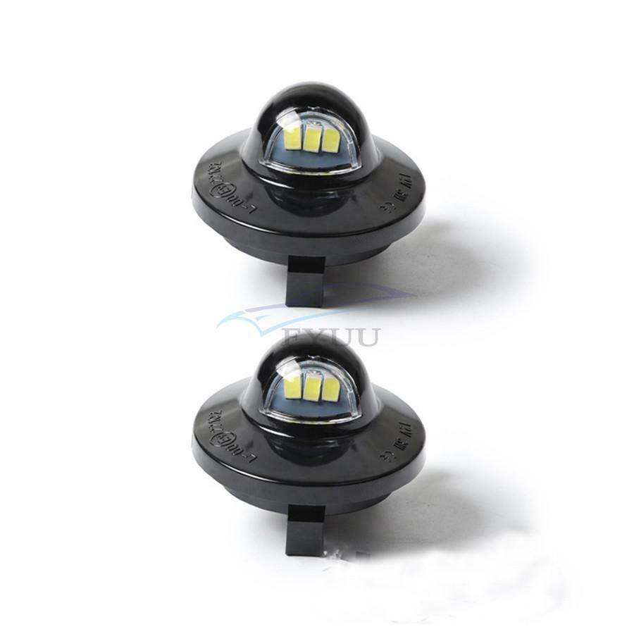 1 Pair 3W LED License Plate Light For Ford Expedition 1997-2002 F-150 1990-2014