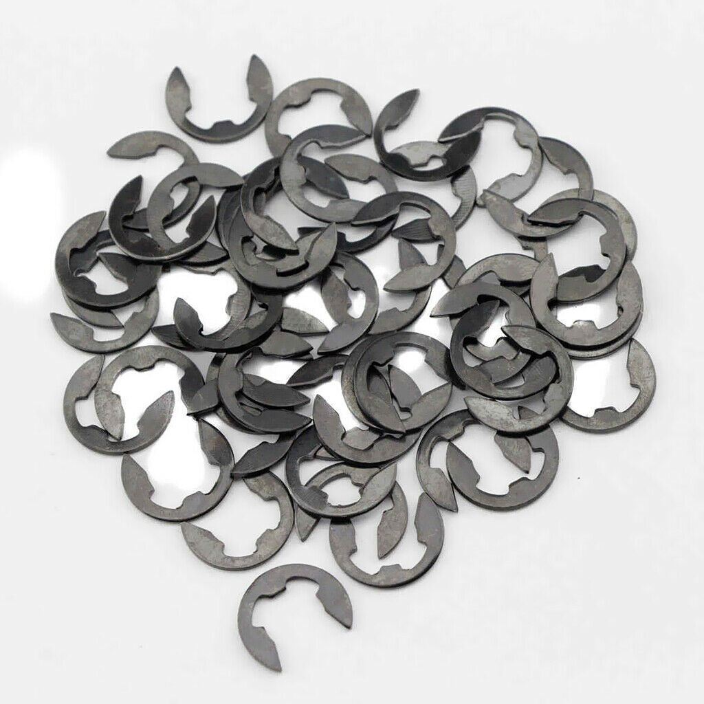 100pcs Assortment Circlips E-clip Chainsaw Clip  Holder