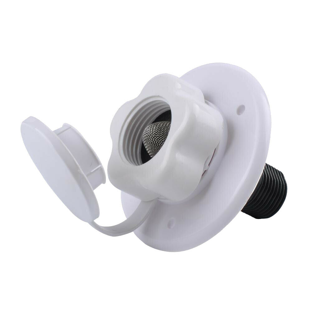19mm Round Gravity Water Filler Hatch Lockable Car Assemblies UV stabilized