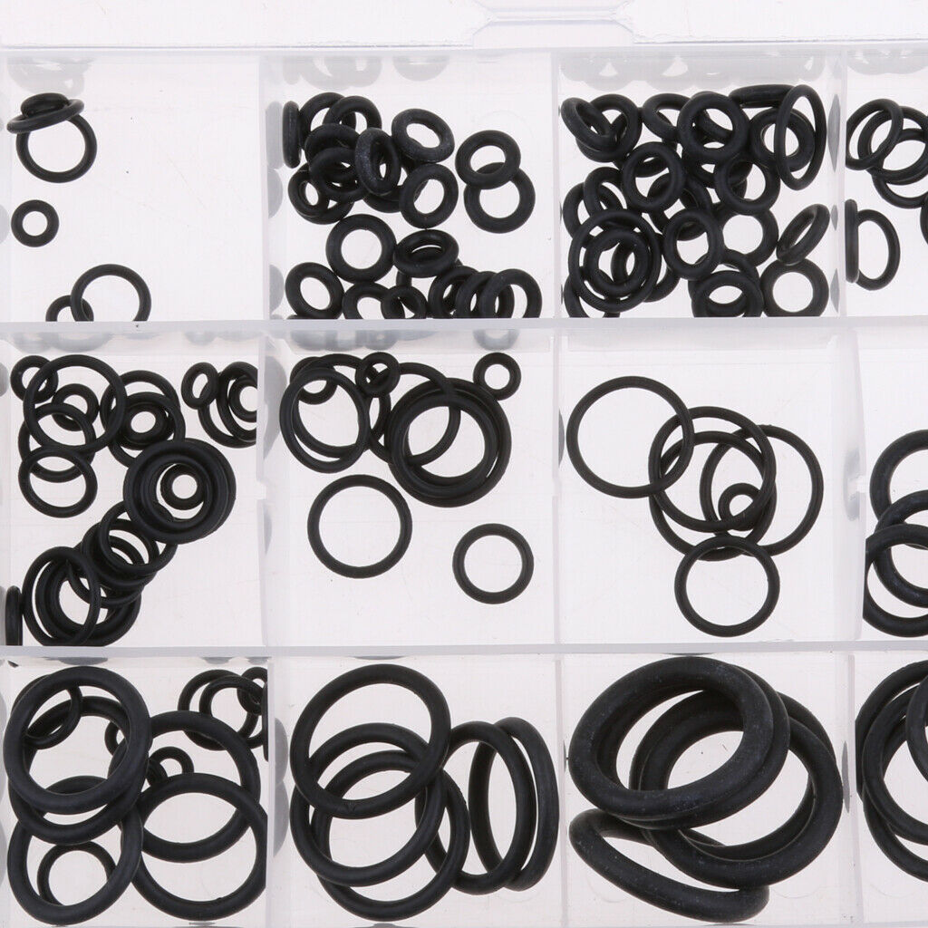 225Pcs Rubber O   Assortment Hydraulic Plumbing Gasket Paintball Seal Kit