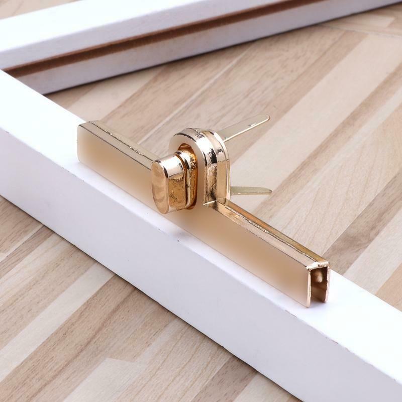 Metal Clasp Turn Locks Twist Lock DIY Leather Handbag Shoulder Metal Bag Buckles