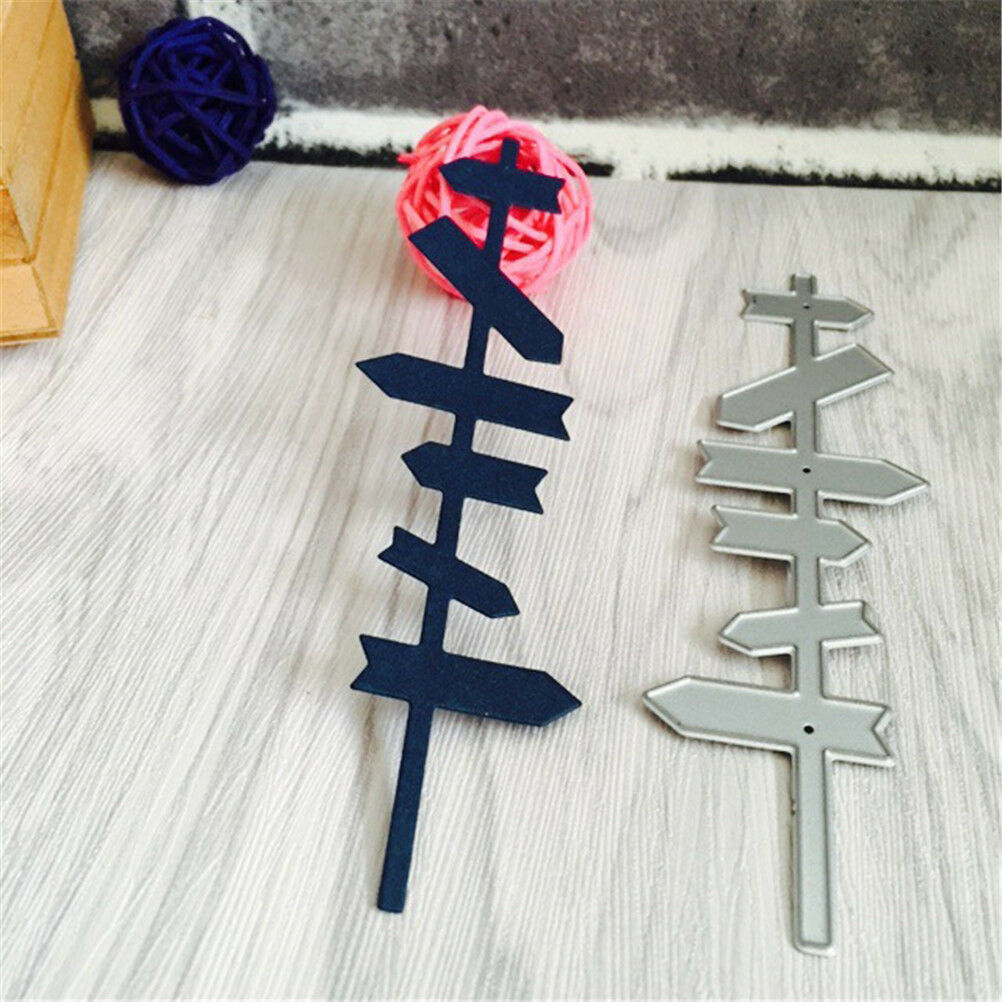 signpost cutting die stencil diy scrapbooking decor embossing album paper.l8