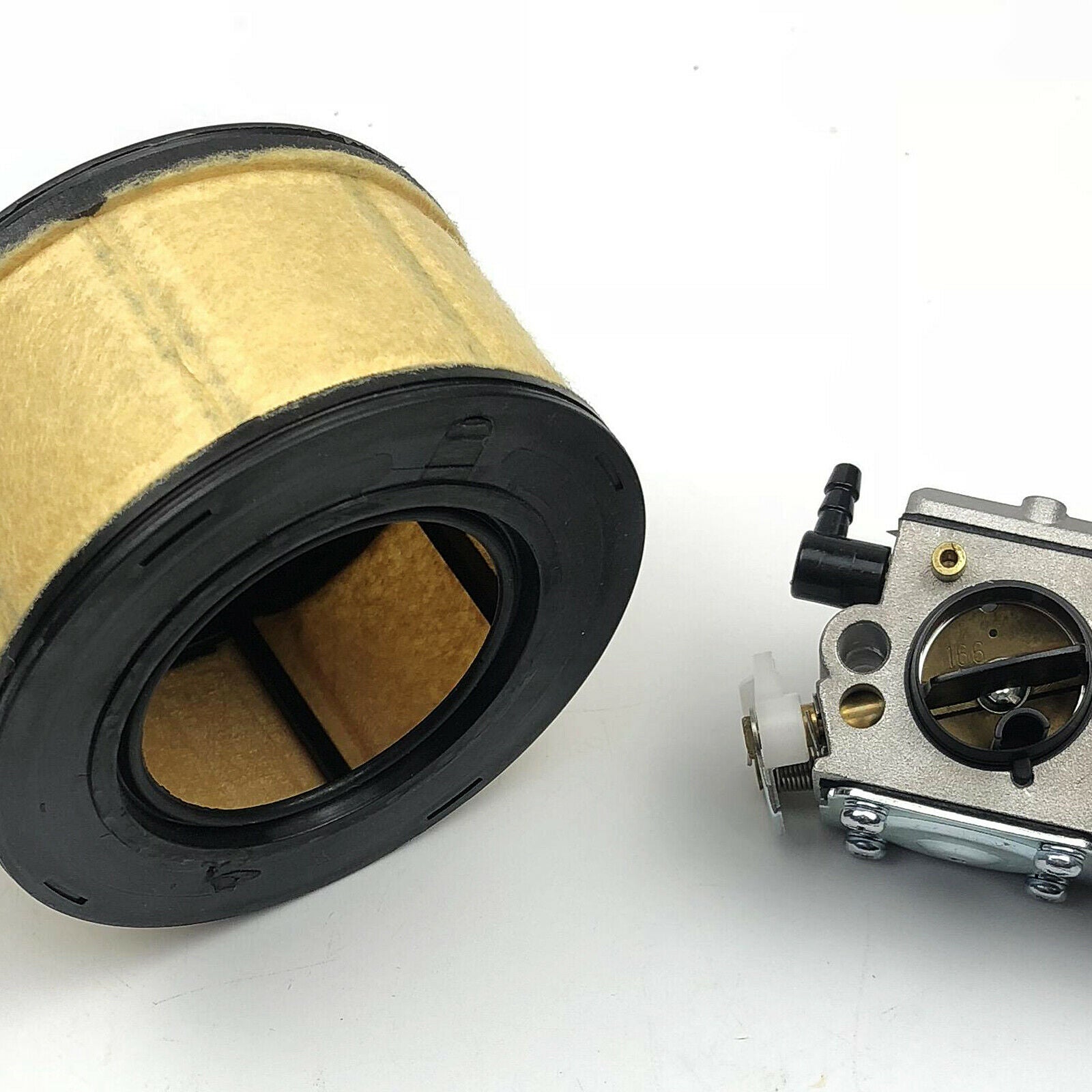 Carburetor For Stihl MS251 MS251C Chainsaw with Air Filter Lin and Spark Plugs