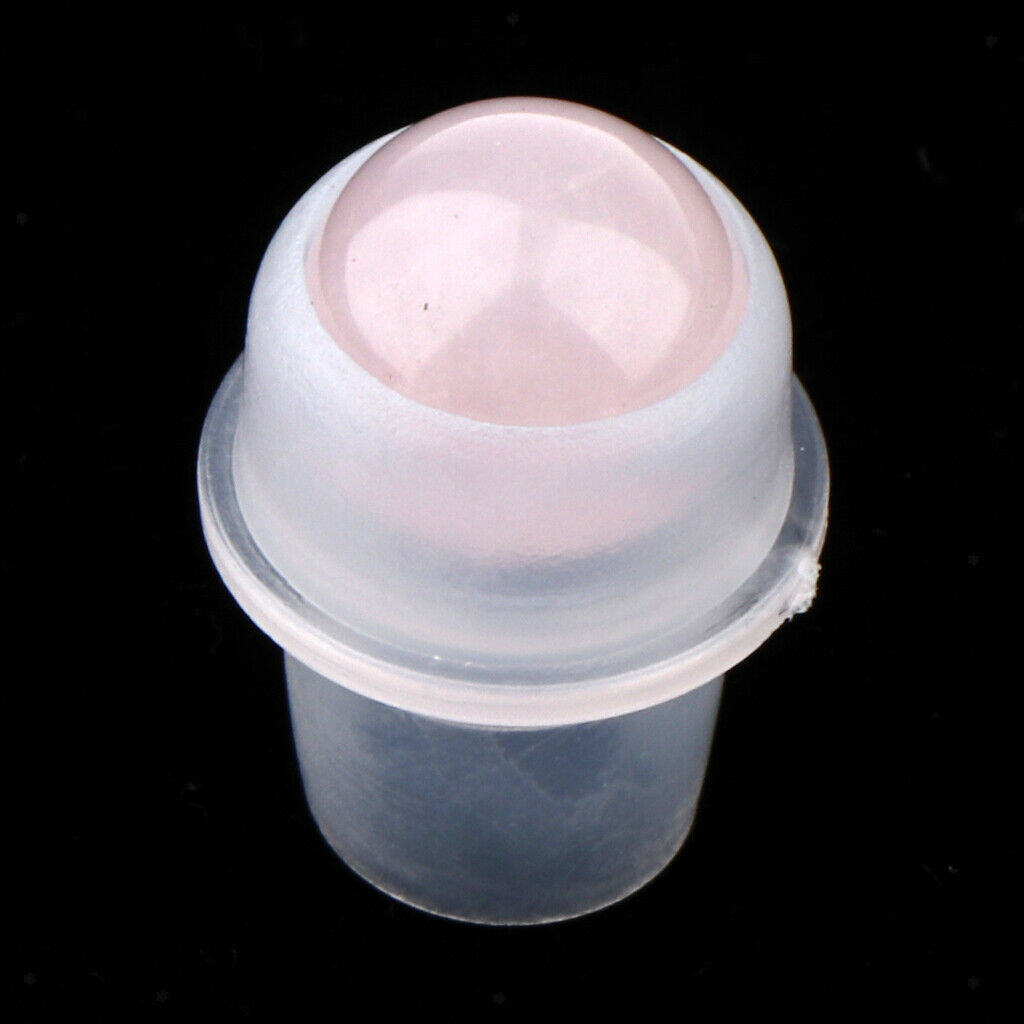 5 Pcs Replacement Ball Roller Tops for Essential Oils Bottles  Pink