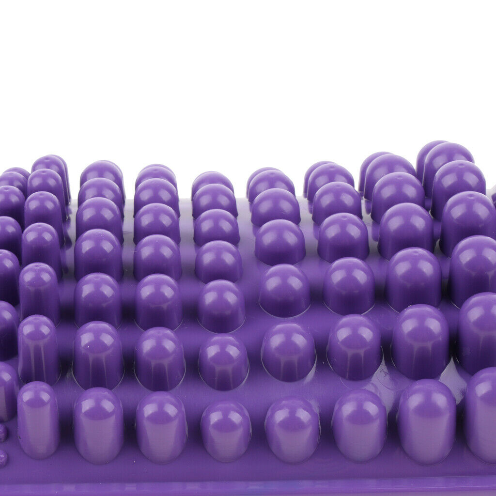 Reflexology Massage Board Tool for Plantar Fasciitis Foot Arch Pain Purple