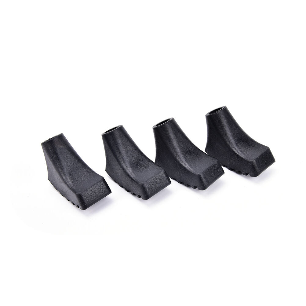 4X Anti-slip rubber paw feet tips hammers hiking stick walking trekking cap Fx