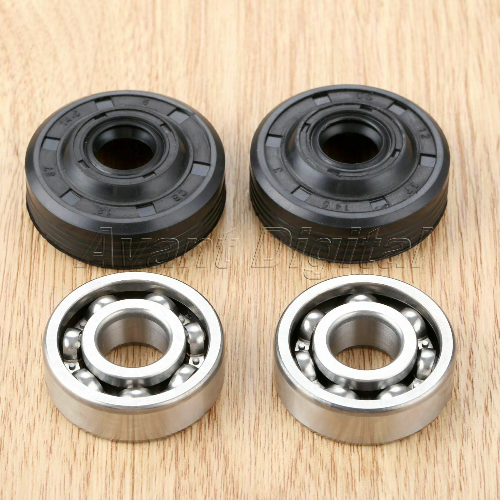 2x Oil Seal Crankshaft Main Bearing For Husqvarna 36 41 136 137 141 142 Parts