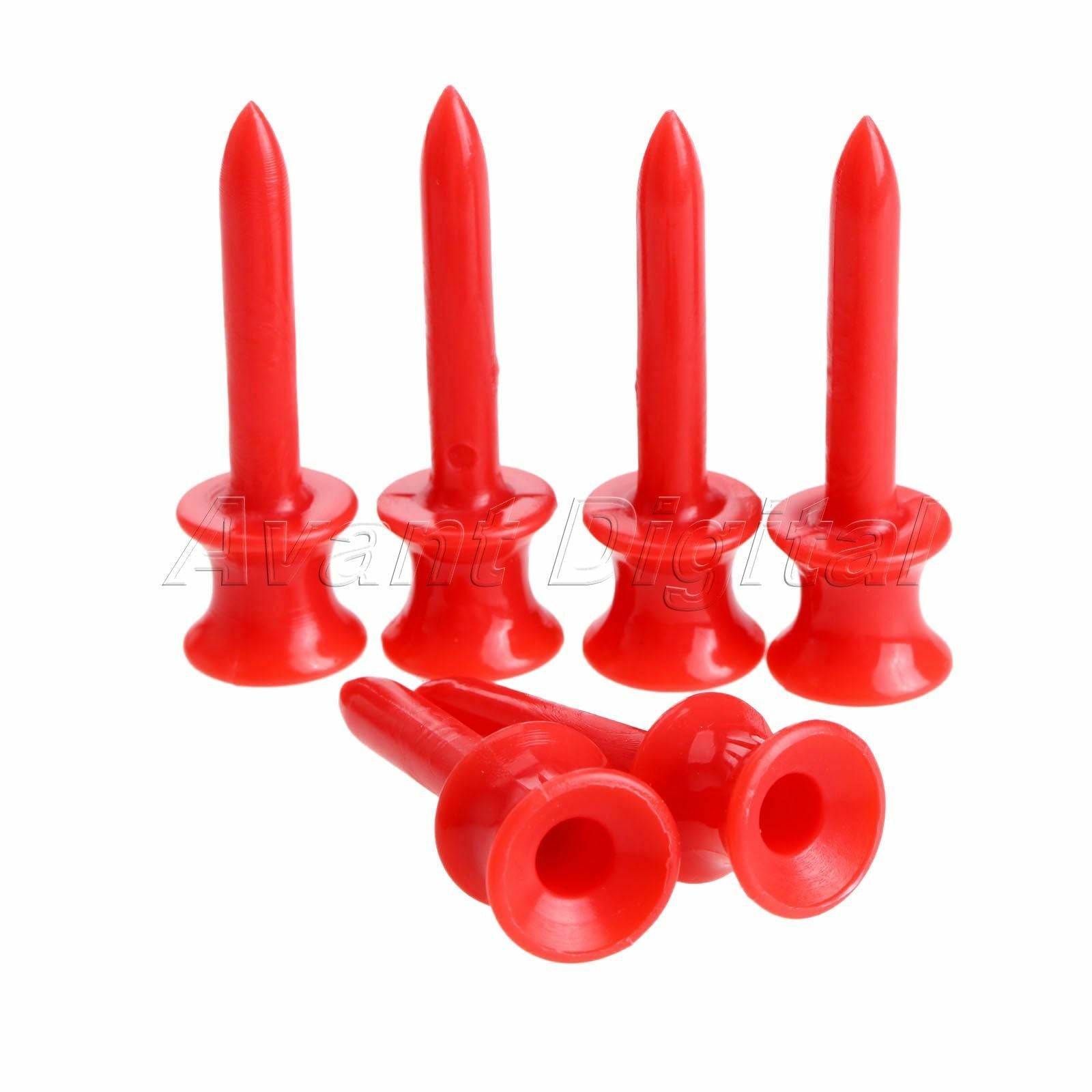 41mm Sports Golf Club Accessories Golf Tee Step Down Graduated Castle Tee 100Pcs