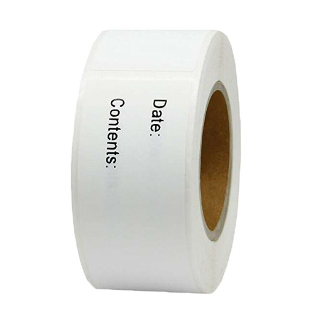 125 Pieces of Self-adhesive Removable Freezer Storage Labels