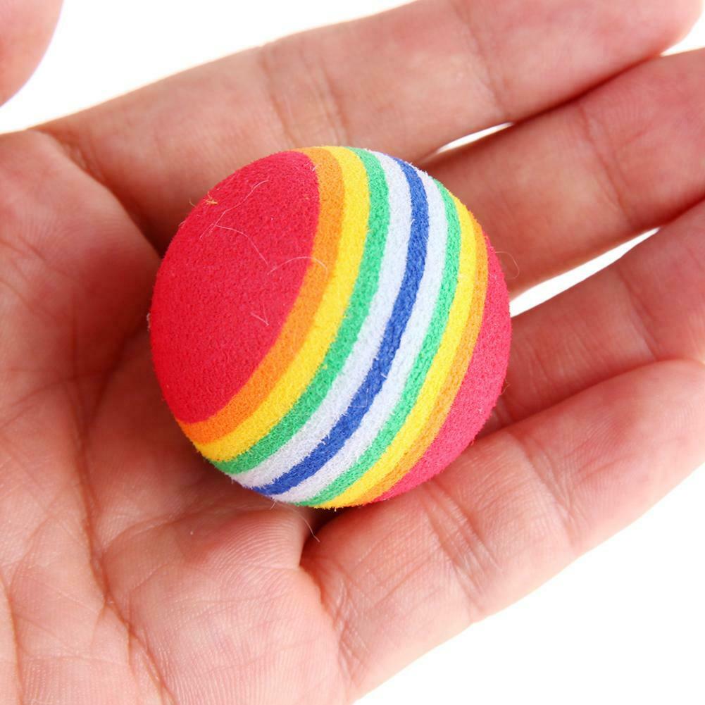 30pcs EVA Rainbow Strip Golf Ball Practice Training Aid Tool for Beginner @