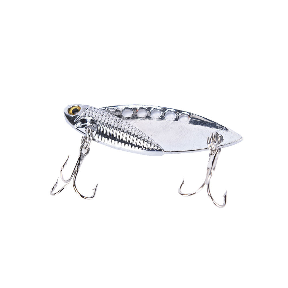 5PCS Lot Metal VIB Blade Fishing Lures Crankbaits Bass Hook Tackle 5cm 11g q XC