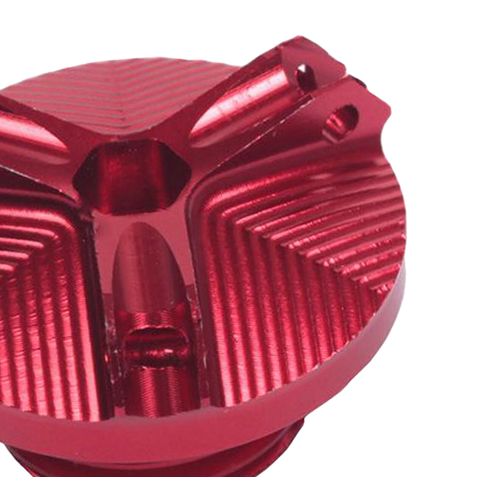 Motorcycle Oil Cap Cover Engine Nut Cap Cover for Kawasaki 2018 2019 Red