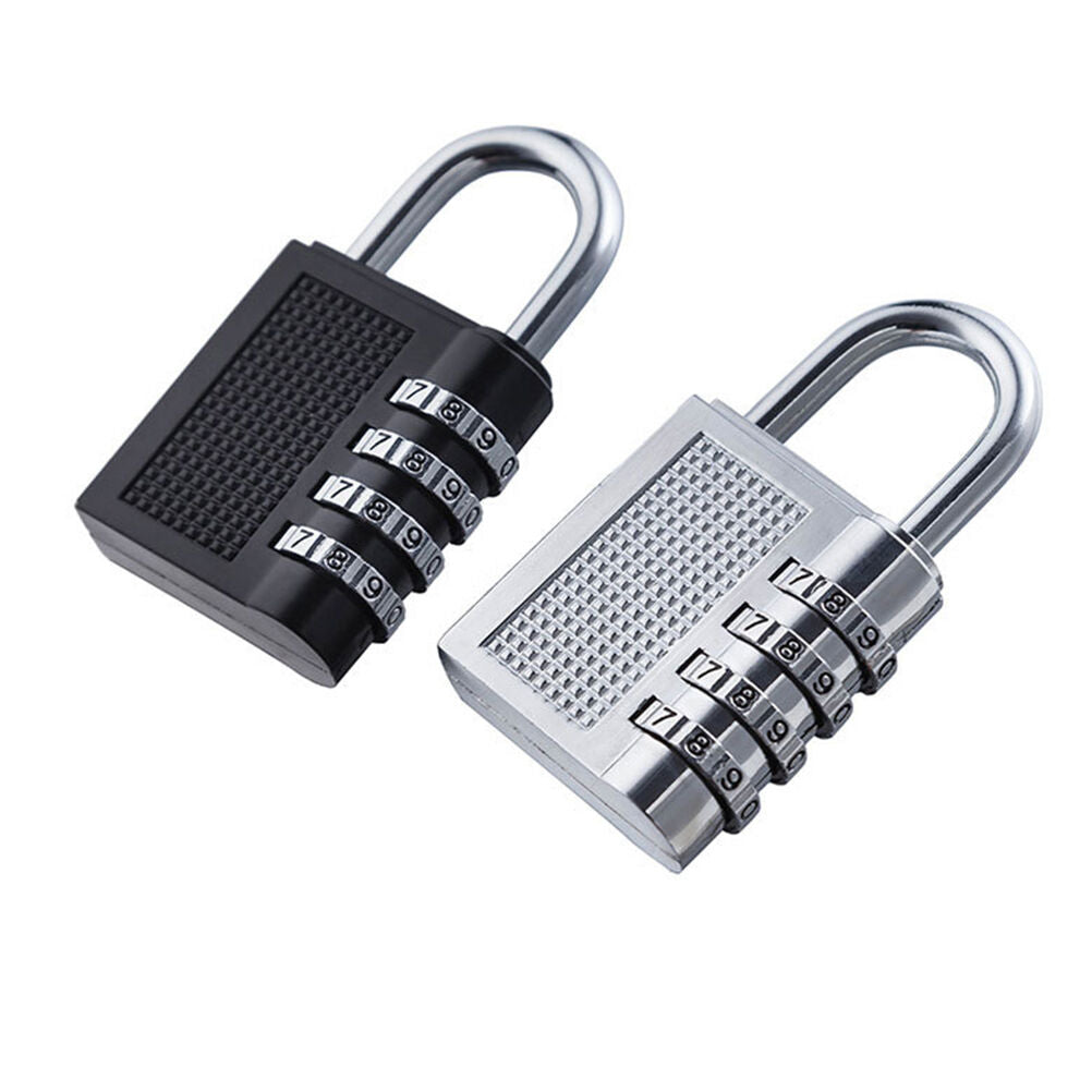 Combination Padlock Lock Gym, School Locker, Sheds, Toolboxes Various Coloul Qx