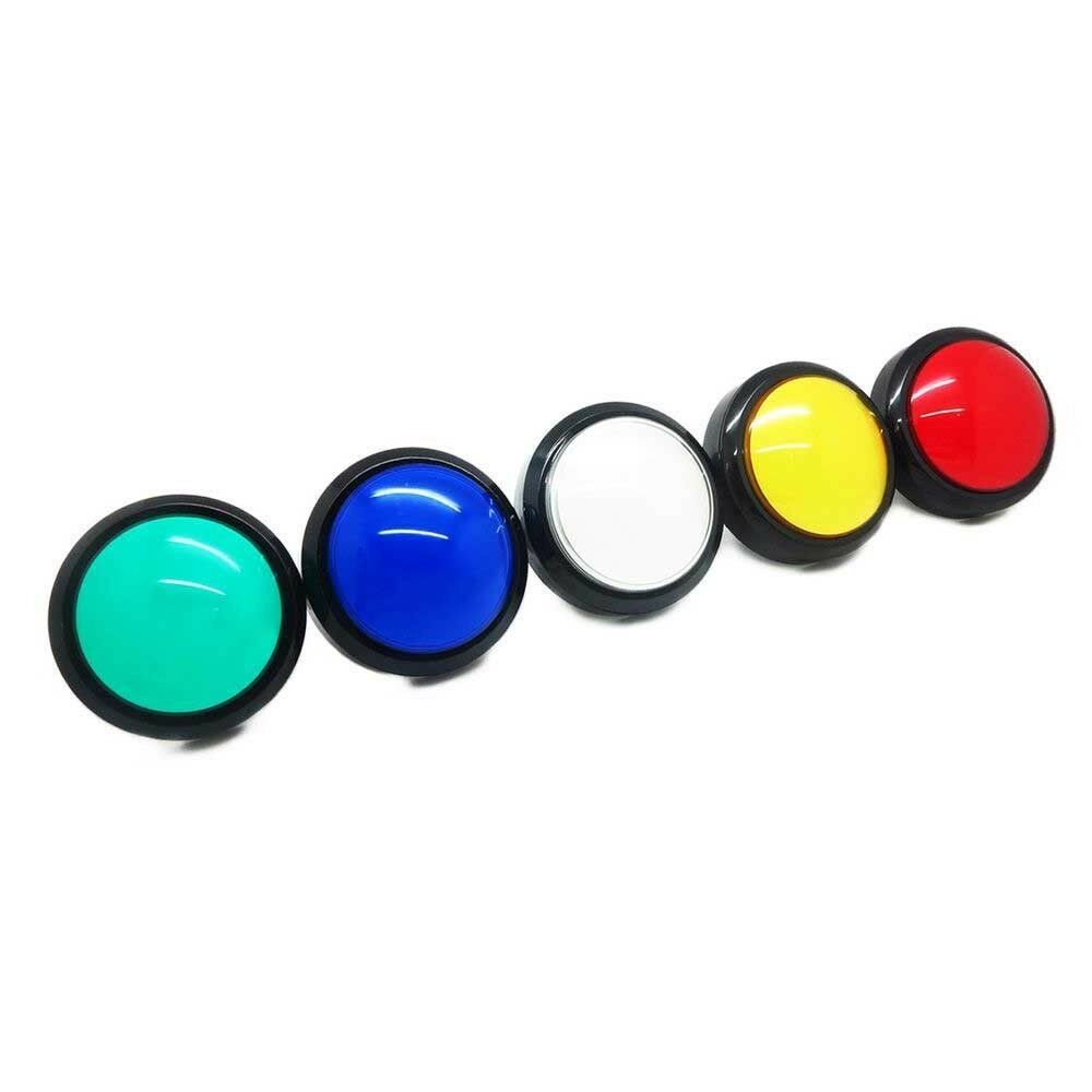 12V 100mm Big Dome Pushbutton Switch with Led - Red Blue Yellow White Green