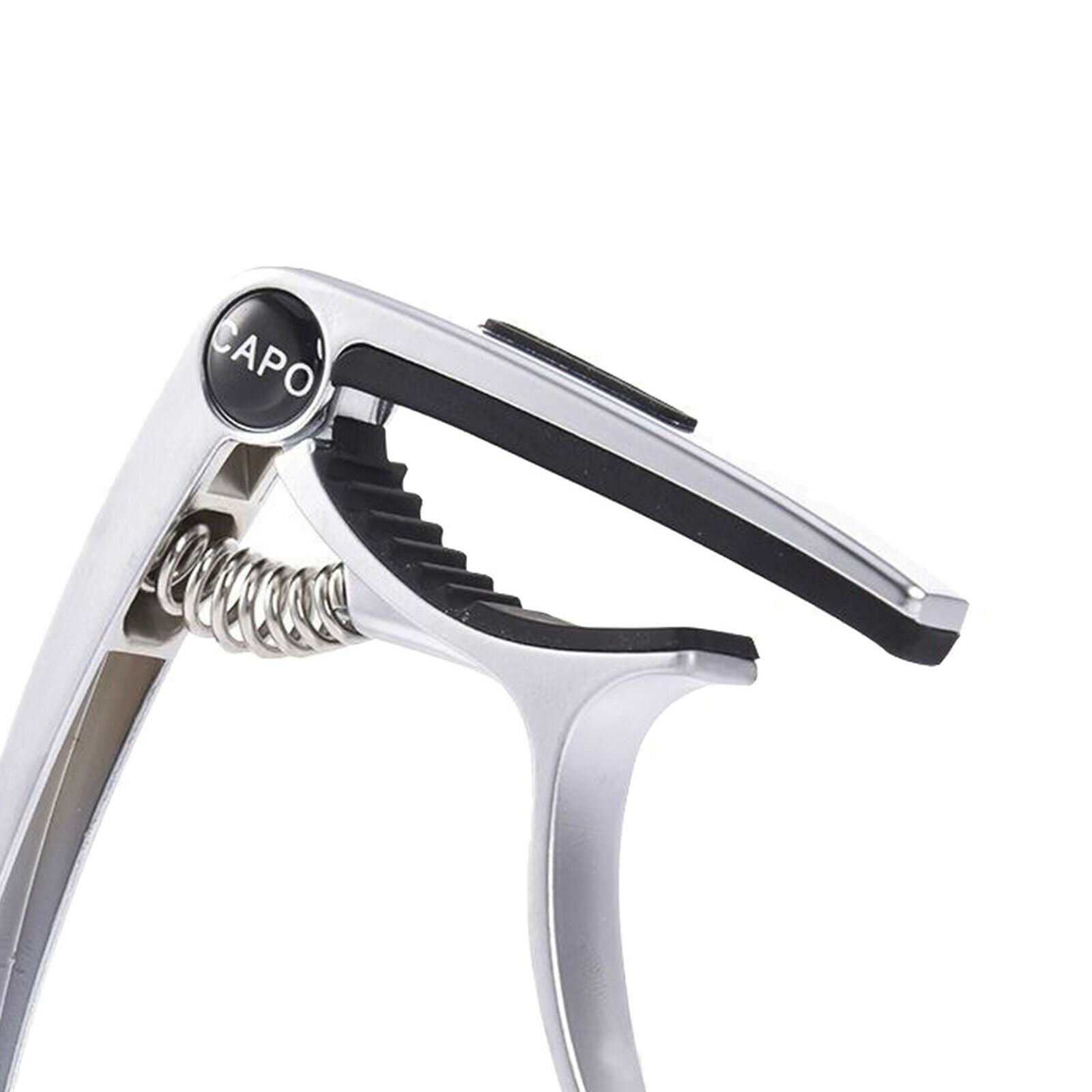 Metal Guitar Capo with 5 Picks Electric Guitar Ukuleles Banjos Parts Accs -