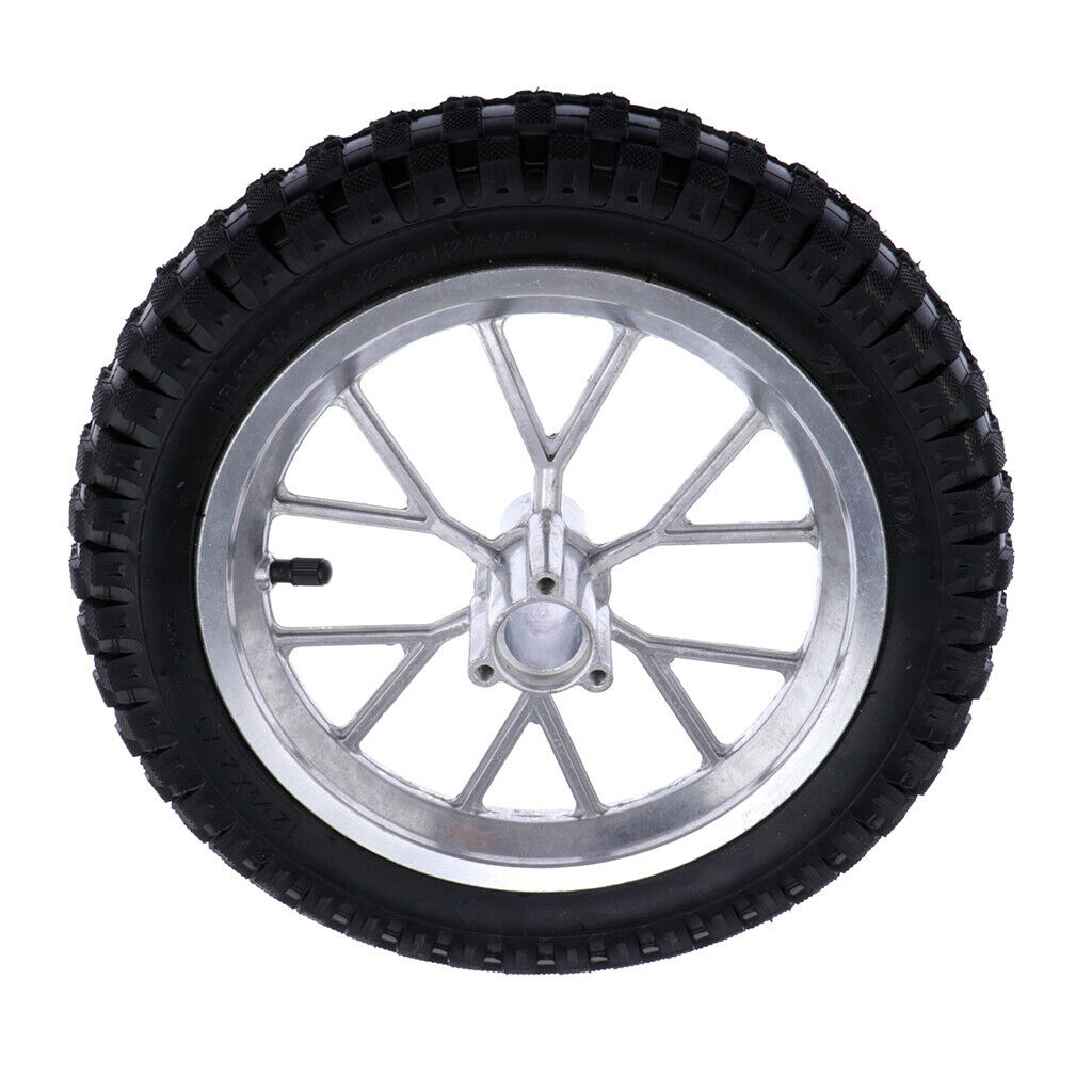 Replacement Rear Wheel Tire with Solid Non-slip Hub for 49cc