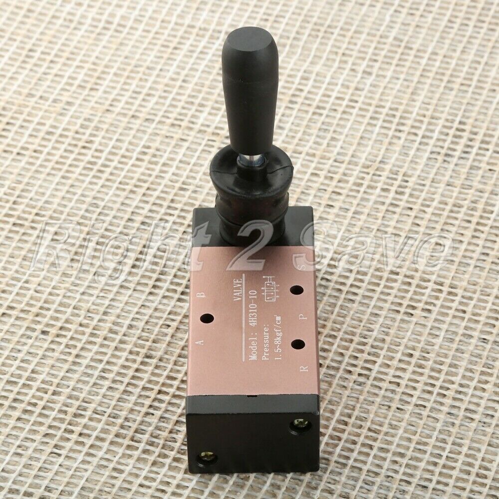 5 Way PT 3/8" Port Hand Pull Pneumatic Mechanical Valve 4H310-10 Direct Acting