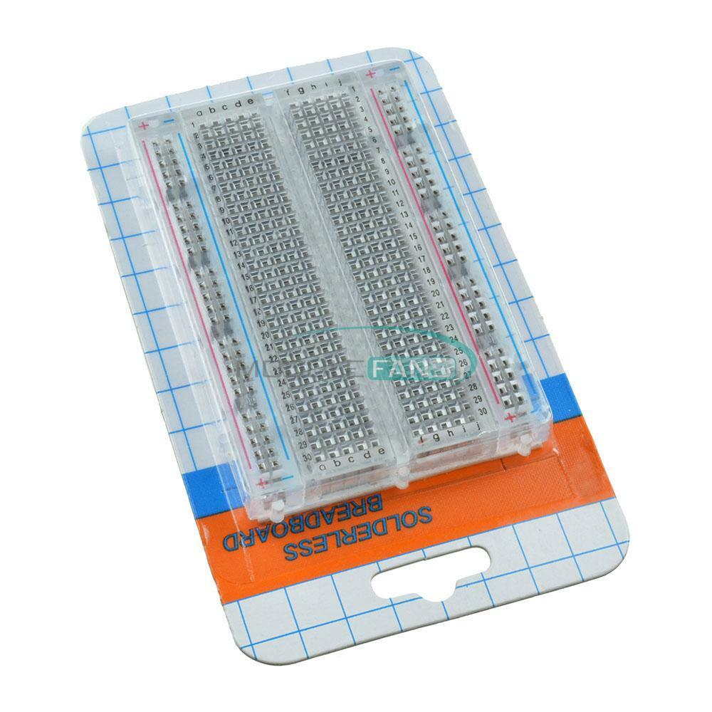 Mini 400 Points Universal Solderless Breadboard Transparent Material Available