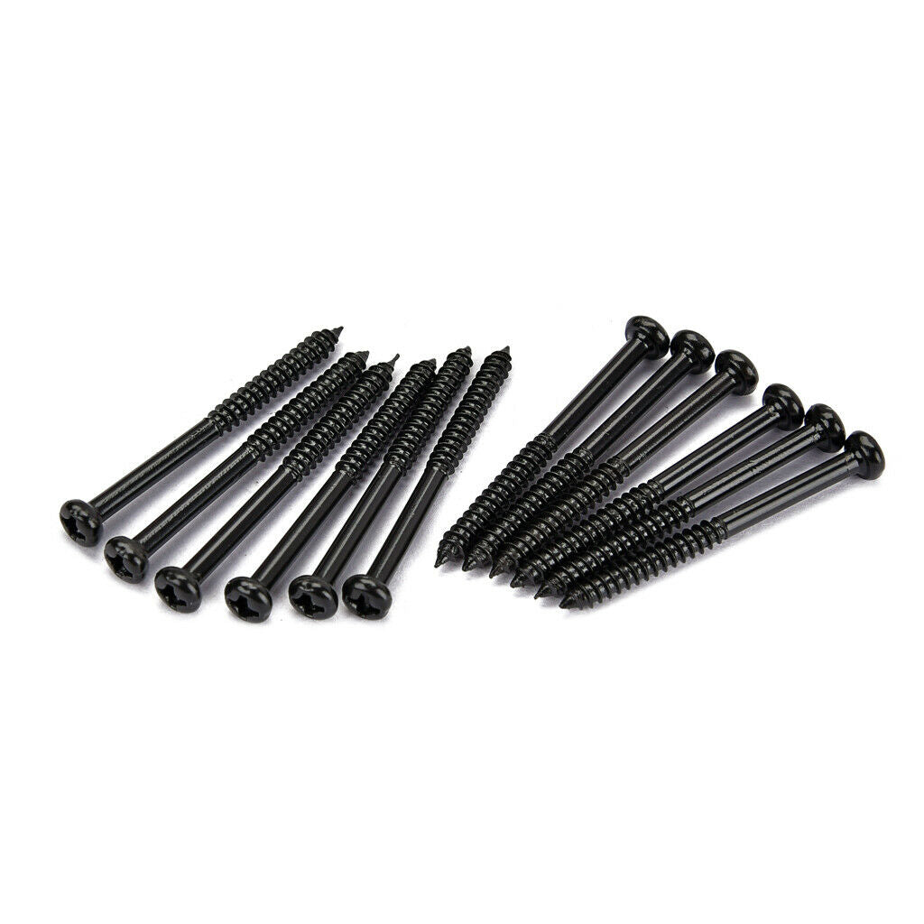 24 Pcs Guitar Bass Pickup Screws for Guitar Replacement Accessories