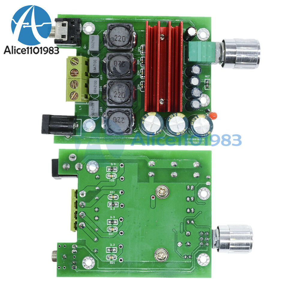 TPA3116D2 100W Subwoofer Digital Amplifier Board NE5532 OPAMP 8-25V Audio Module