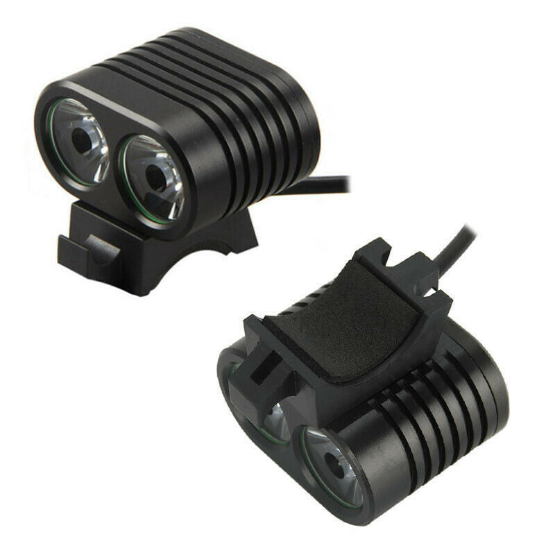 8000Lumen 2x XM-L2 LED Cycling Front Bicycle Bike Light Headlight Headlamp