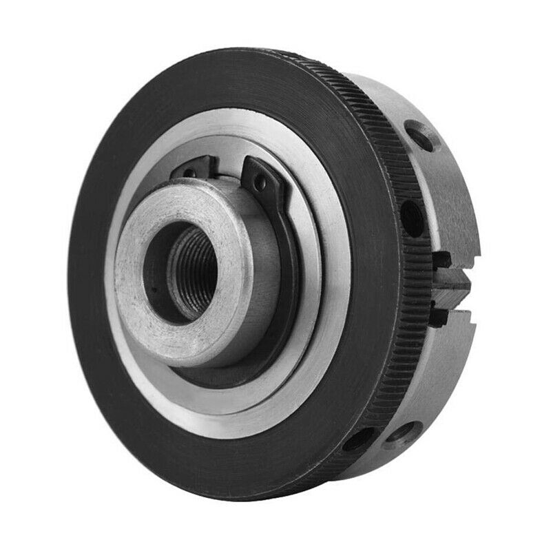 K02-63 Manual Self-Cente DIY Metal Wood Lathe Chuck Woodworking Parts Tool F8VV5