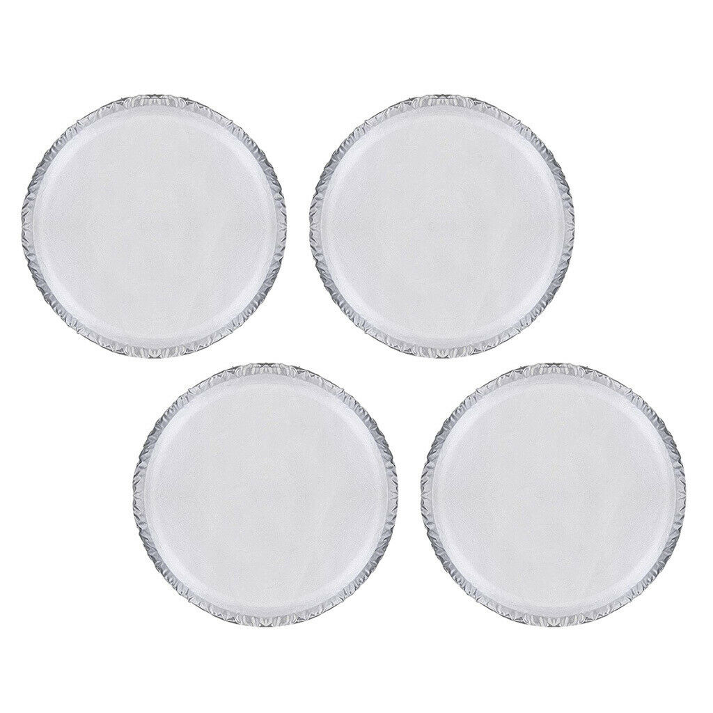 4pcs RV Tire Covers Tralier Motorhome with Storage Pouch for 24''-26'' Dia.